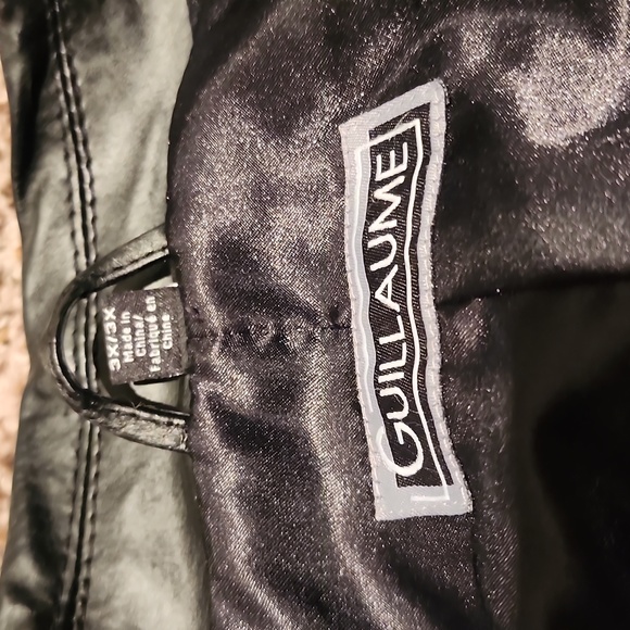 Guillaume 3XL Black Leather Jacket - Picture 2 of 4